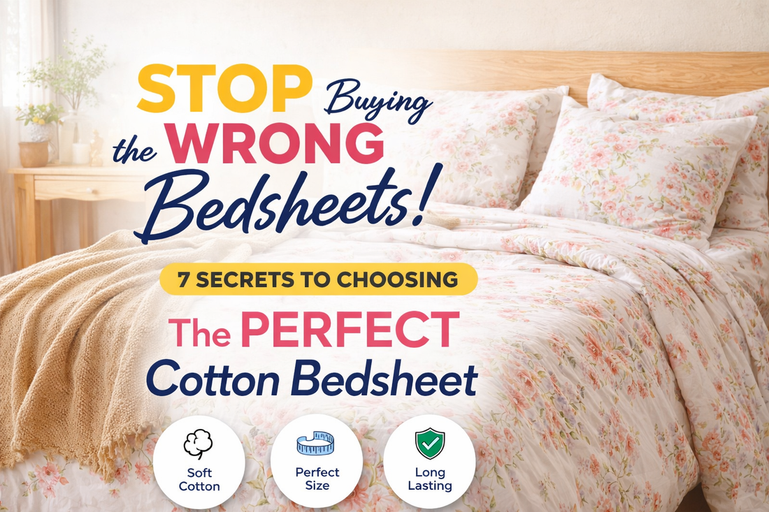 Stop Buying the Wrong Bedsheets! 7 Secrets to Choosing the Perfect Cotton Bedsheet in 2026