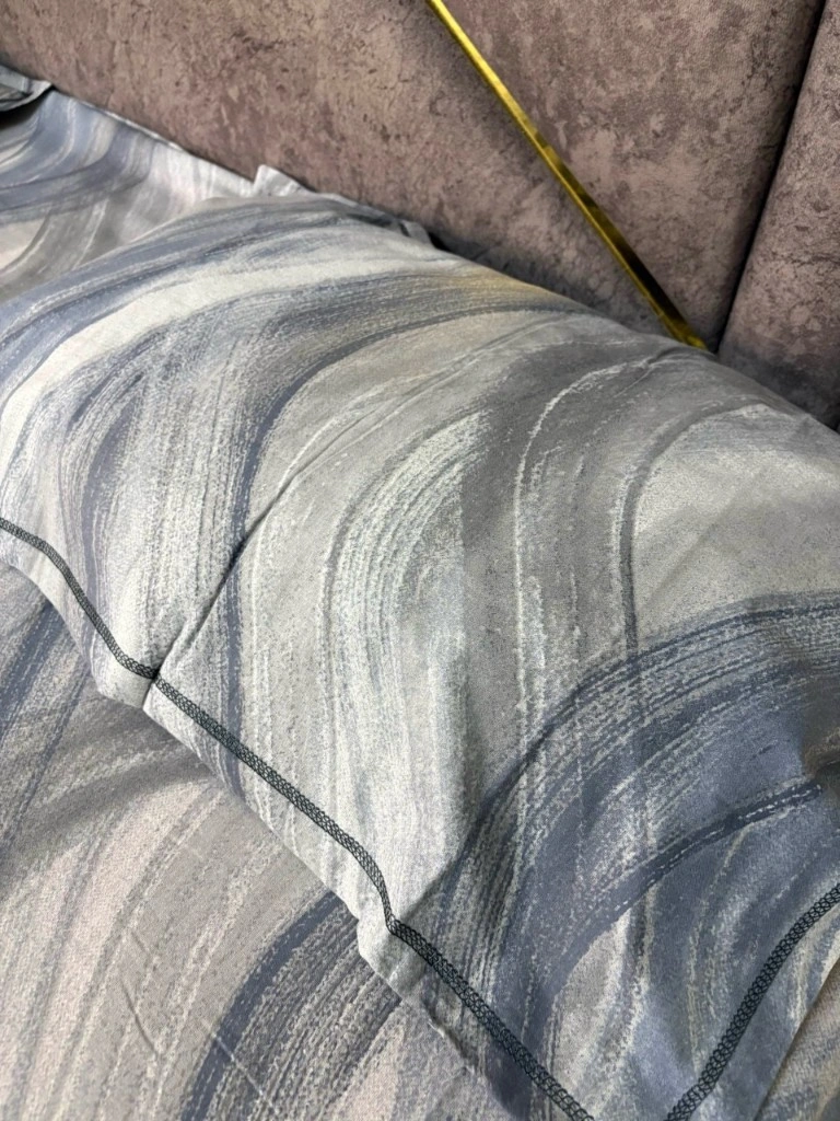 Azure Marble Pure Cotton King Size Bedsheet