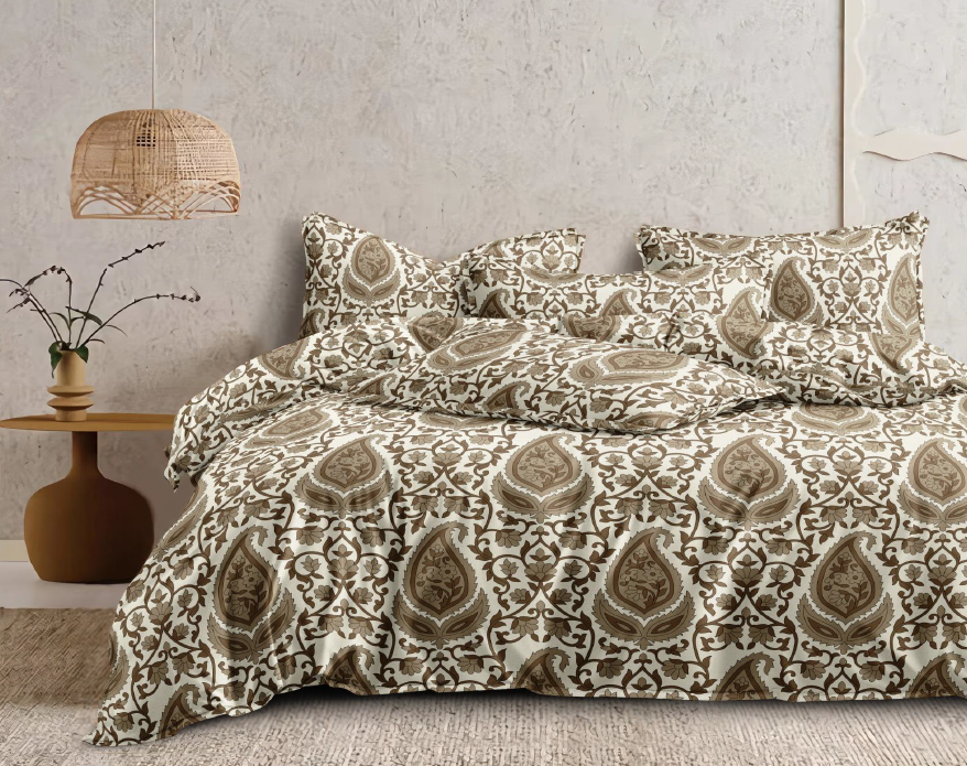 Heritage Luxe: Premium Jacquard-Inspired Bedding Set